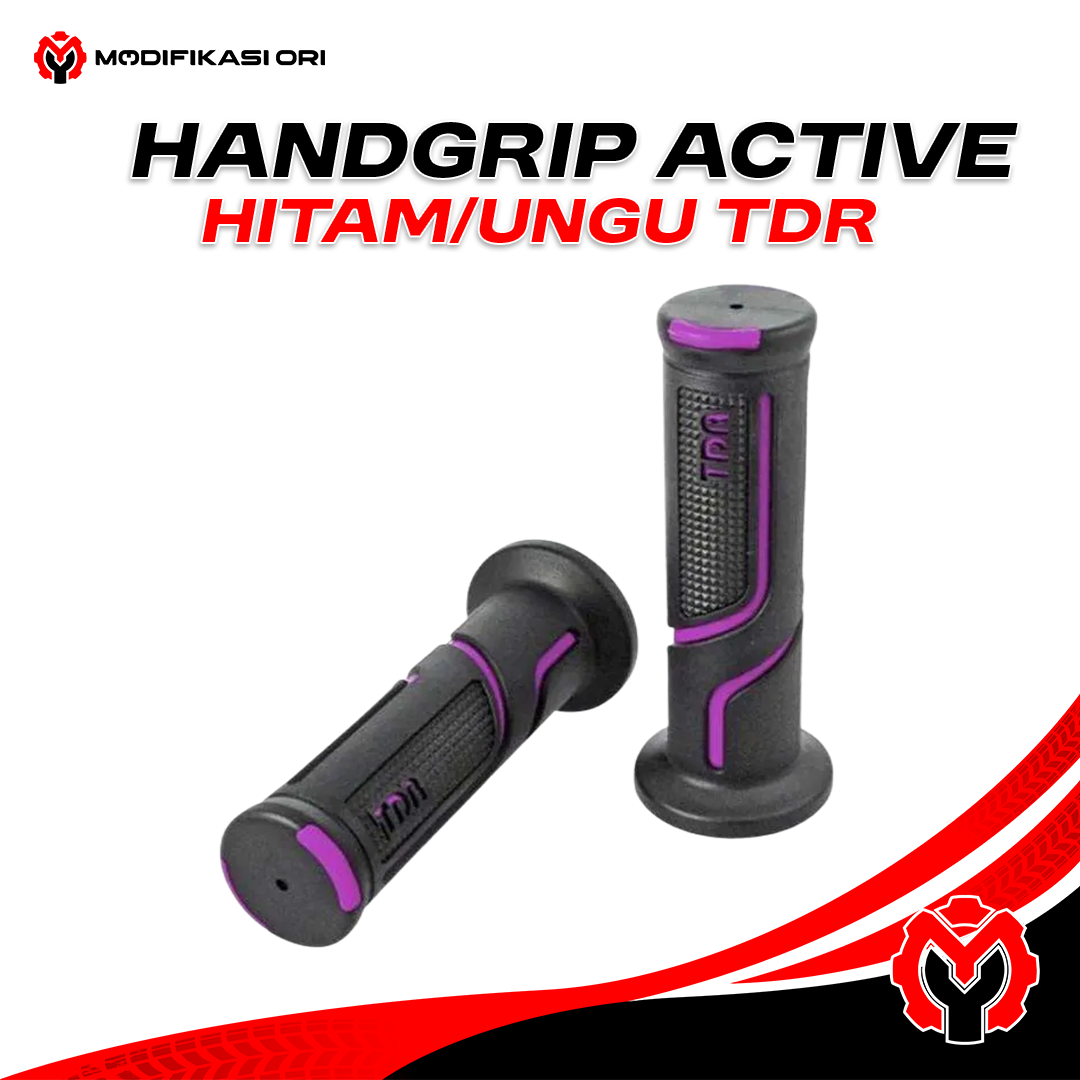 HANDGRIP ACTIVE HITAM/UNGU TDR