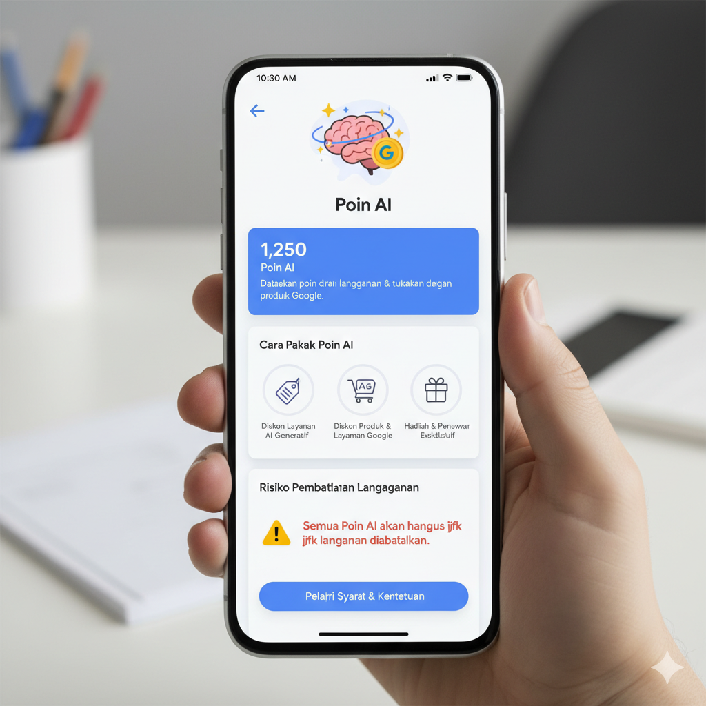 Poin AI Google One: Panduan Lengkap Aturan Baru & Risiko Data