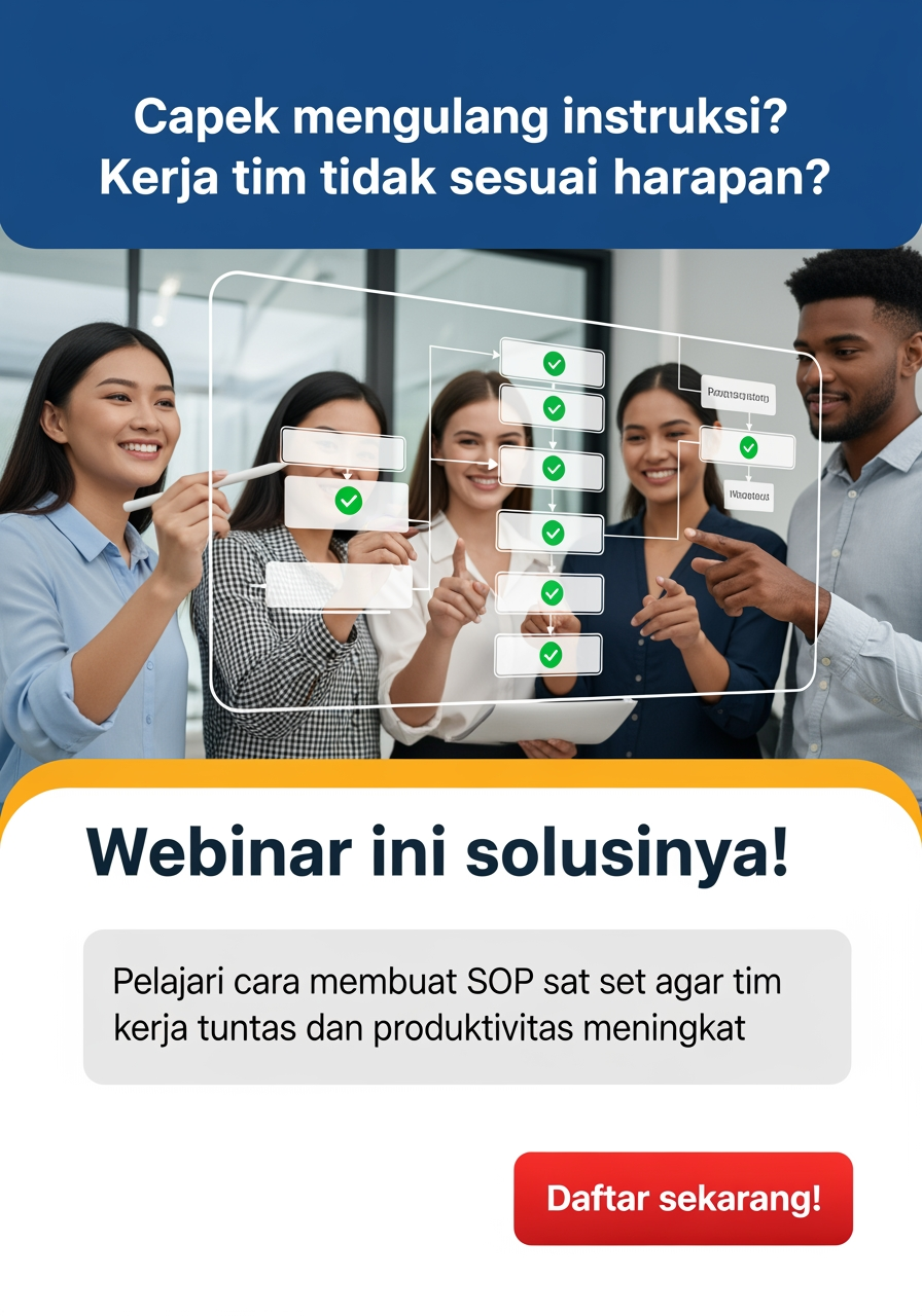 Webinar SOP Sat Set: Bikin Tim Kerja Produktif & Efisien!