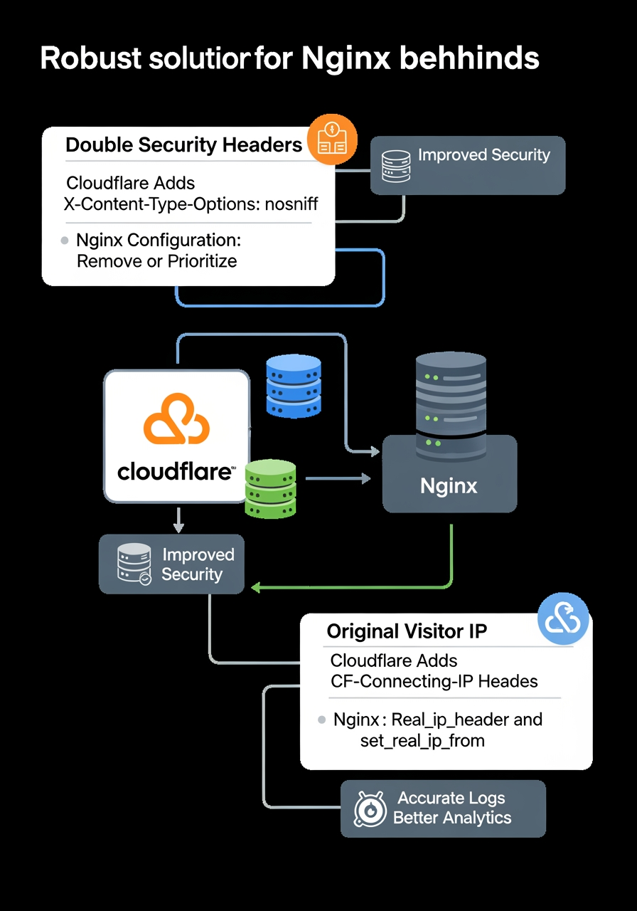 Studi Kasus: Solusi Nginx Double Header & IP Asli di Depan Cloudflare