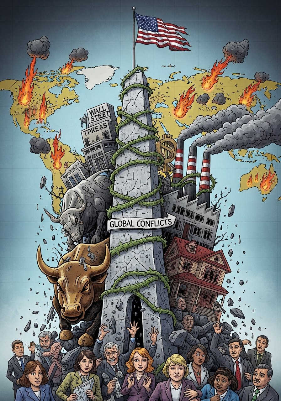 Pergeseran Ekonomi AS: Dari Manufaktur ke Finansial Spekulatif dan Dampaknya pada Kekaisaran Global