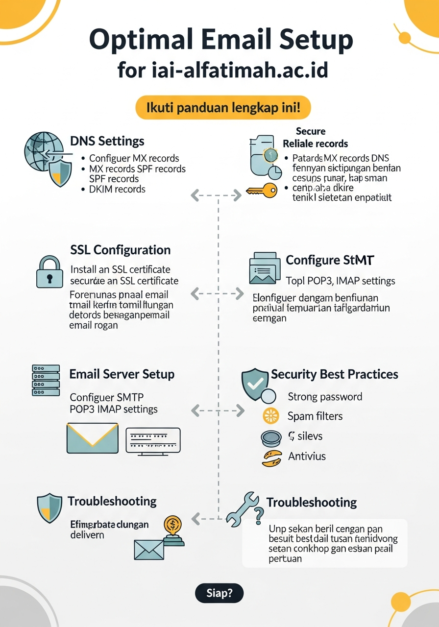 Panduan Lengkap Setting Email Server Domain: iai-alfatimah.ac.id