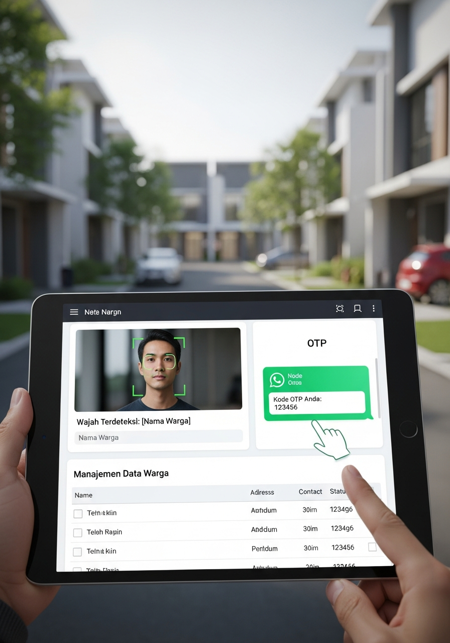 Aplikasi RT/RW: Pengenalan Wajah, Keamanan WhatsApp & Manajemen Warga