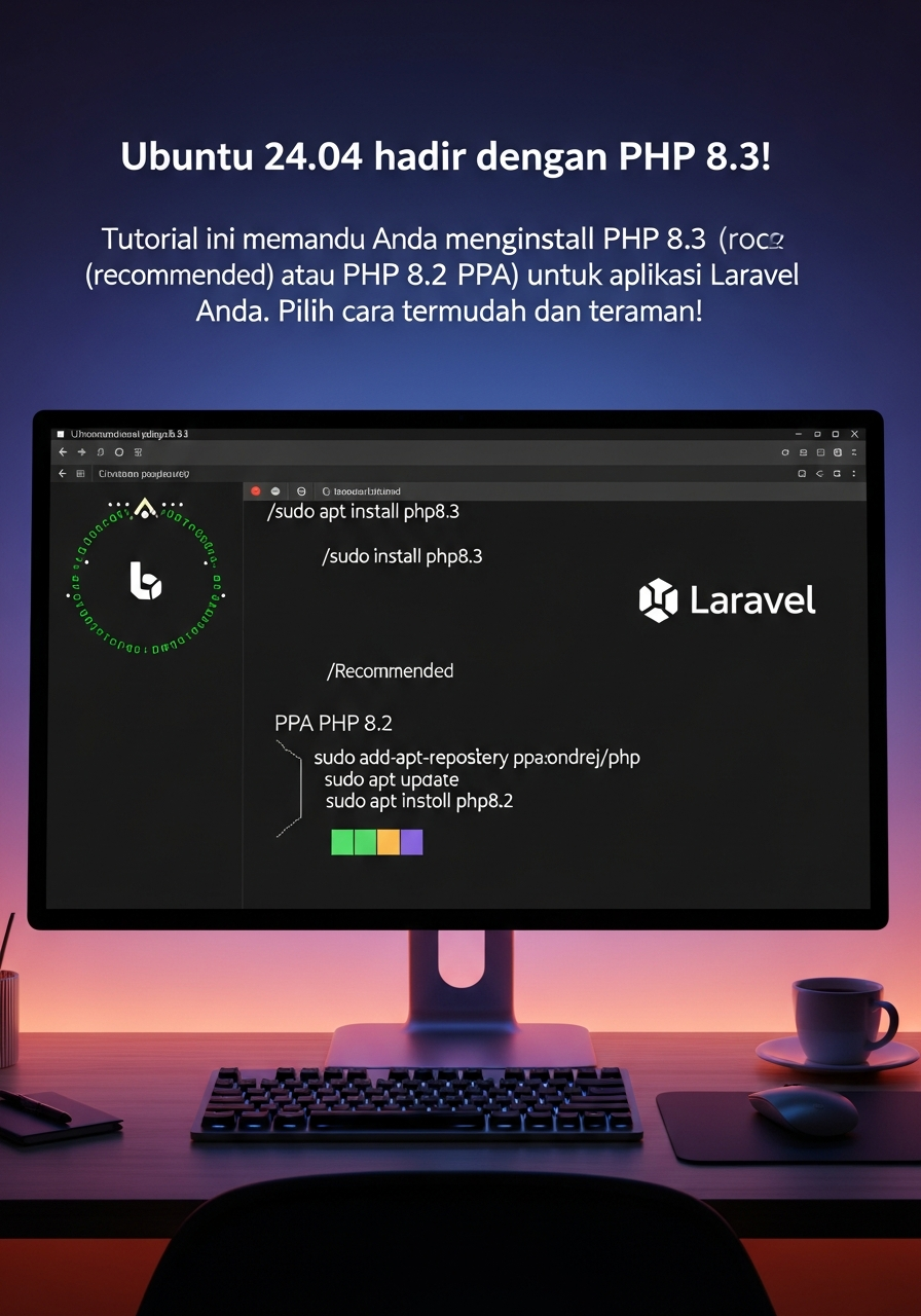 Cara Install PHP 8.3 (atau 8.2) di Ubuntu 24.04 untuk Laravel
