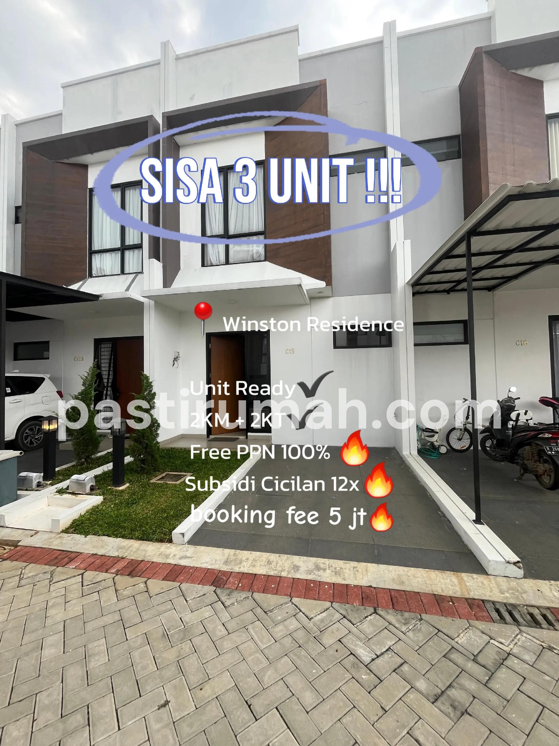 Rumah Keluarga Strategis Siap Huni Di Winston Residence Serpong