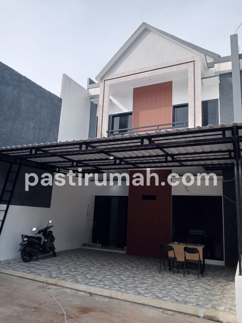 Dijual Rumah Baru 2 Lt Siap Huni dekat Tol Setu Bambu Apus Cipayung 