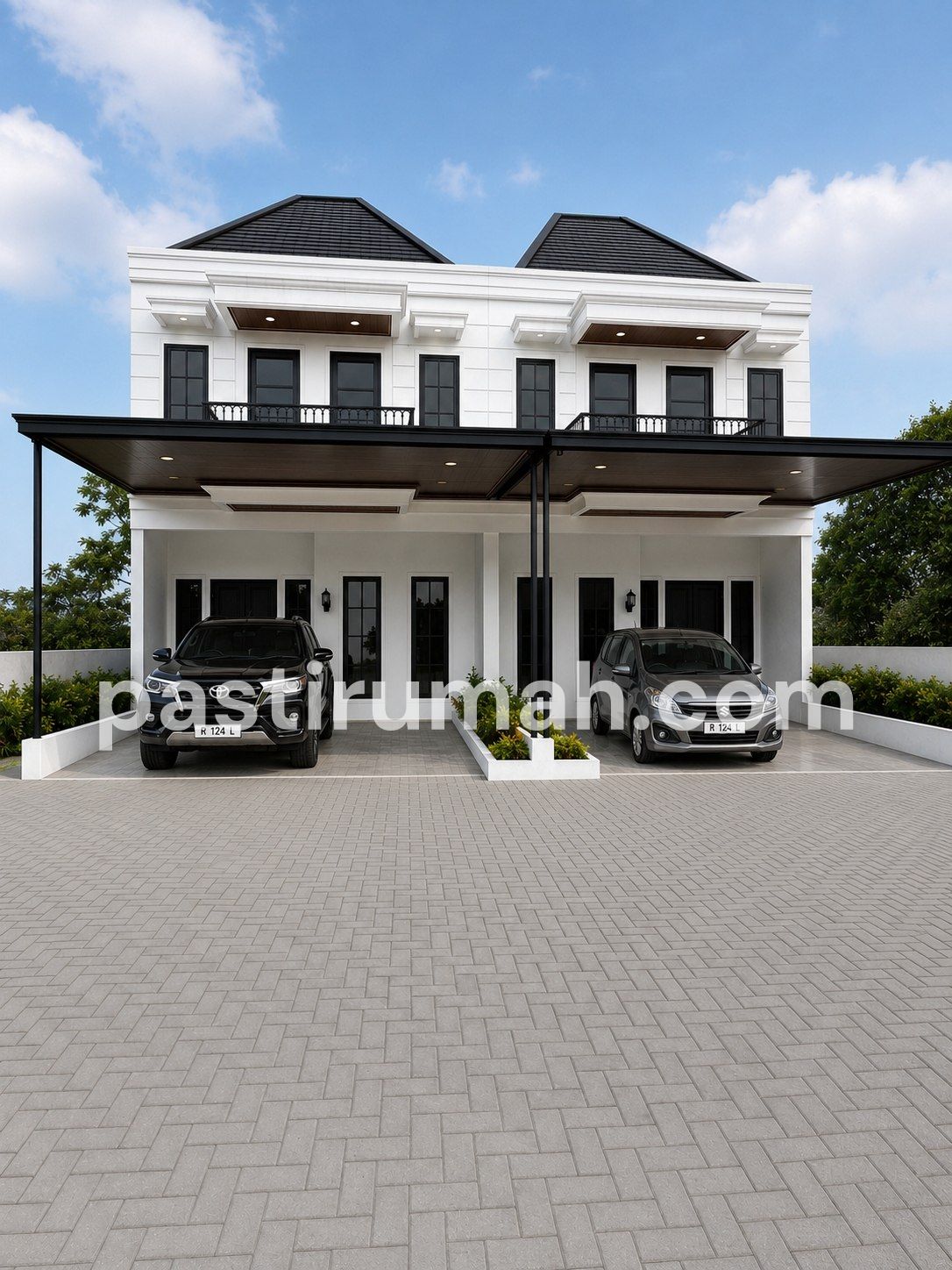 Dijual Rumah Baru  American Clasic di Jaticempaka PondokGede Bekasi 