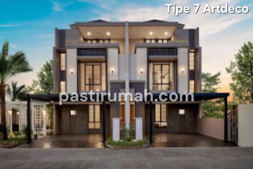Dijual Rumah Tipe 7 Art Deco Bukit Podomoro Jakarta