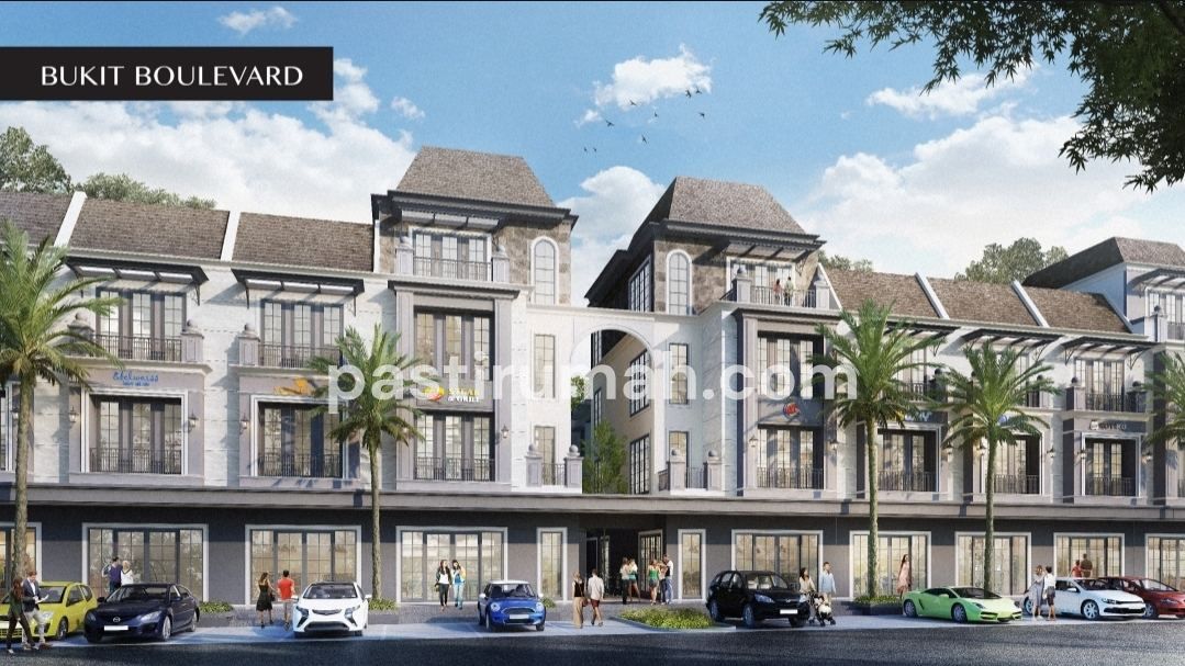 Dijual Ruko Boulevard 3 Lantai, Bukit Podomoro Jakarta