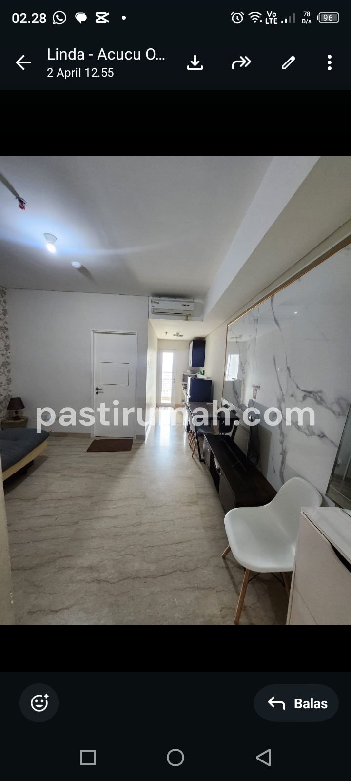 Sewa / Jual Apartemen Podomoro City Deli Medan type 1 bedroom