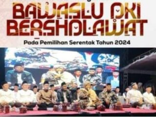 Bawaslu OKI Ajak Masyarakat untuk Bersholawat Bersama di GOR Perahu Kajang