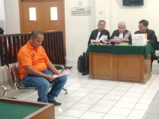 Simpan Senpi Ilegal Terdakwa Mareda ASN kementerian Perhubungan di Sidang