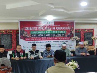 Besok Aliansi Masyarakat Sumsel Peduli Palestina Gelar aksi Damai
