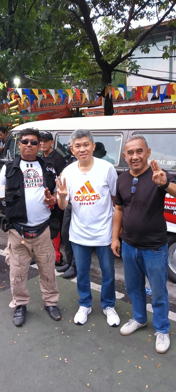 Koh Ahie, Ketum Bara Baja Bersama Abdul Harris Ketua Ganjaran Kita Depok.