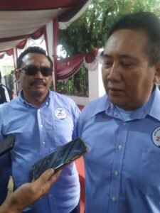 Harmanto Dan Pak Pembina GNPGI Memberikan Keterangan Pers Terkait Deklarasi GNPGI.