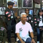 Ganjar Pranowo Saat Hadiri Deklarasi Bersama Slank (Slank Resmi Dukung Ganjar Mahfud).