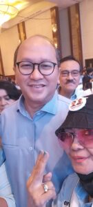 Roslan Roslani, turut hadiri diskusi bertajuk 'Industri Keuangan & Pasar Modal Dalam Roadmap Menuju Indonesia Emas' di Ritz-Carlton Ballroom Pacific Place, SCBD Sudirman, Jakarta, Senin (29/1).