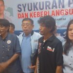 Suasana Gelaran Syukuran Pilpres Damai Dan Keberlangsungan Pembangunan Di Rumah Juang Relawan Jokowi Dan Partai Solidaritas Indonesia, Sabtu 17 Februari 2024.