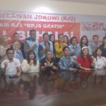 Halal Bihalal Dan Diskusi Publik Tentang Program BPJS Gratis Yang Diadakan Di Sekretariat Rumah Juang Relawan Jokowi, Kawasan Kemang, Jakarta Selatan Pada Jum'at, 19 April 2024.