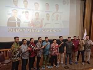 Debat Final Kandidat Calon Ketua Umum Digelar Pada Kamis, 16 Mei 2024 Di Gedung Teater Kemenpora RI.