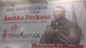 Deklarasi temAndika, Relawan Pendukung Dan Pendorong Bapak Jendral (Purn) Andika Perkasa Sebagai Calon Gubernur DKJ Sukses Digelar di Kawasan Kelapa Gading, Pada Sabtu, 20 Juli 2024. 