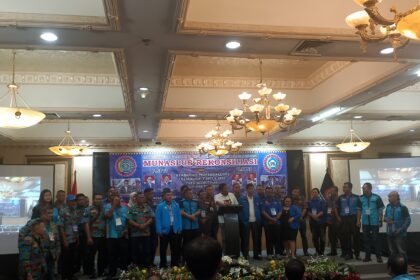 Situasi Dan Kondisi Munaslub Rekonsiliasi FSPTI-KSPSI, Yang Diadakan Di Sebuah Hotel di Jakarta Pusat Pada Selasa, 19 November 2024.