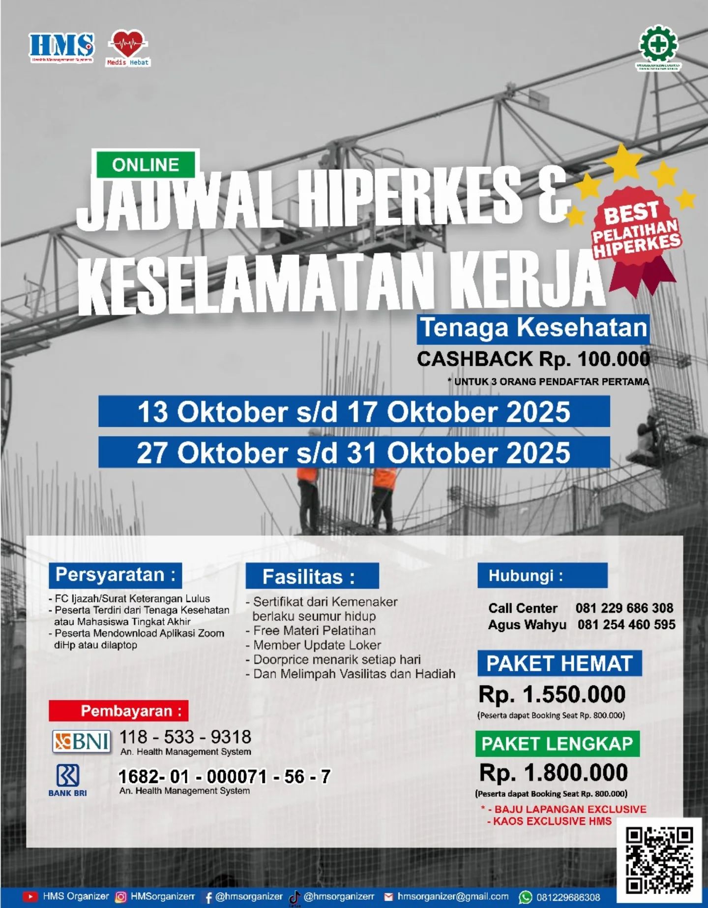 Pelatihan Hiperkes Online Paramedis Oktober 2025