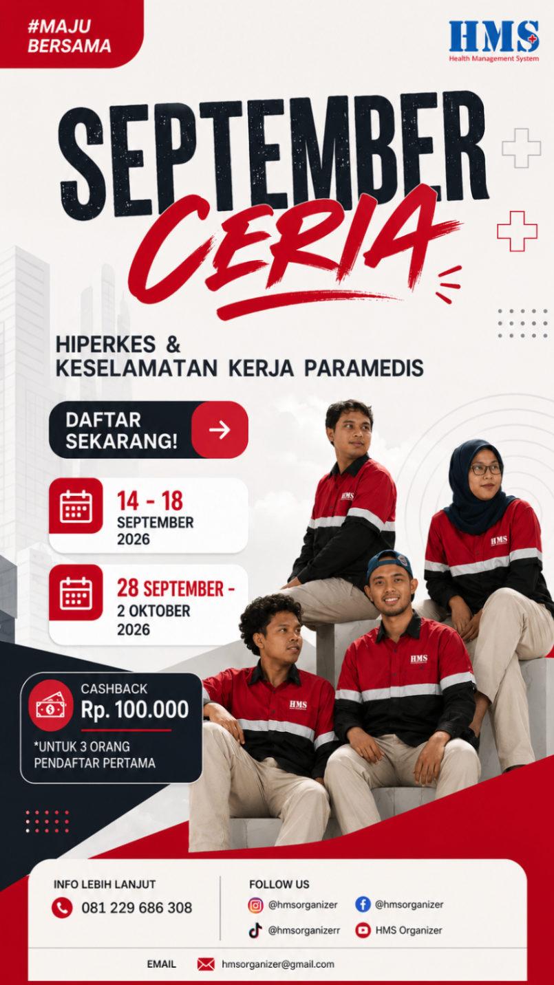 Jadwal Pelatihan Online Hiperkes Tenaga Medis September 2026