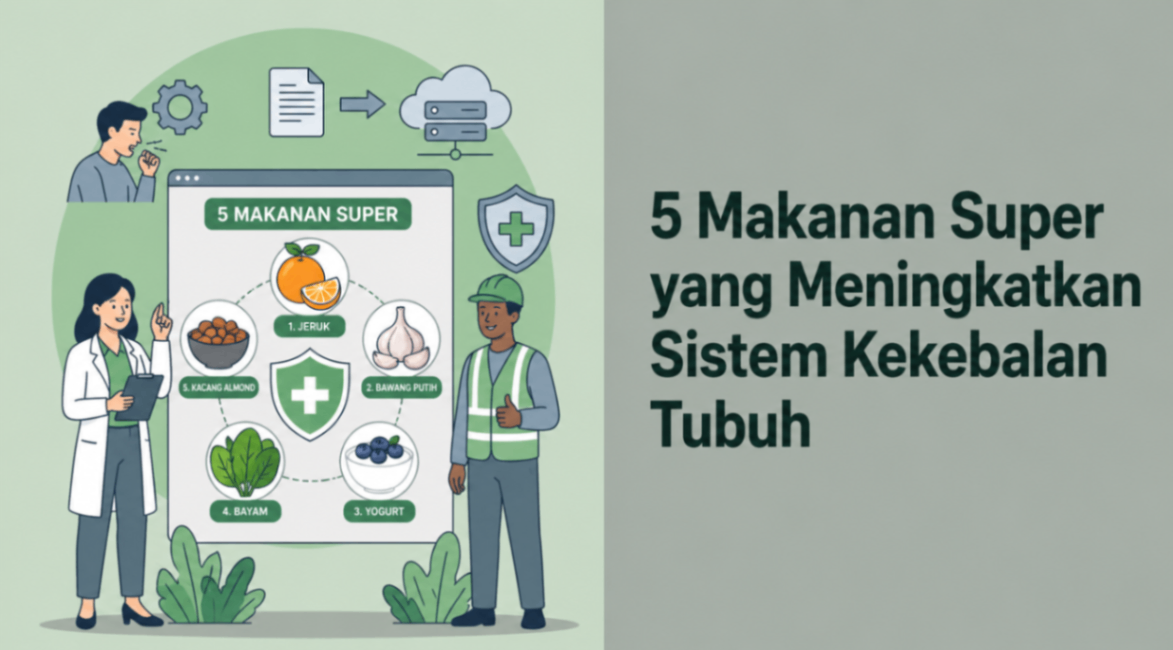 5 Makanan Super yang Meningkatkan Sistem Kekebalan Tubuh