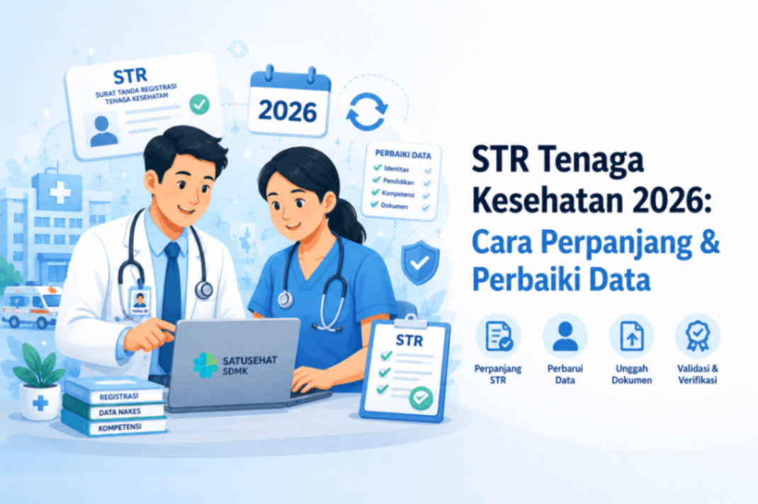 STR Tenaga Kesehatan 2026: Cara Perpanjang & Perbaiki Data