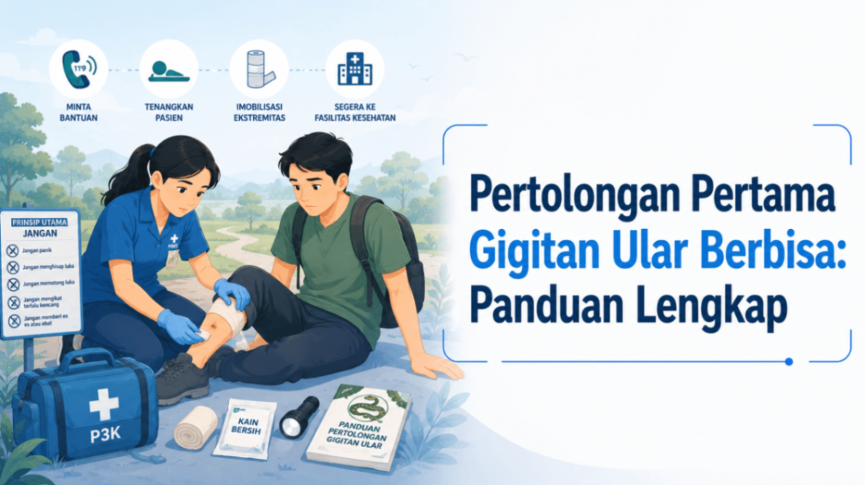 Pertolongan Pertama Gigitan Ular Berbisa: Panduan Lengkap untuk Tenaga Kesehatan