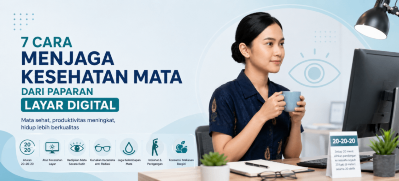 7 Cara Menjaga Kesehatan Mata dari Paparan Layar Digital