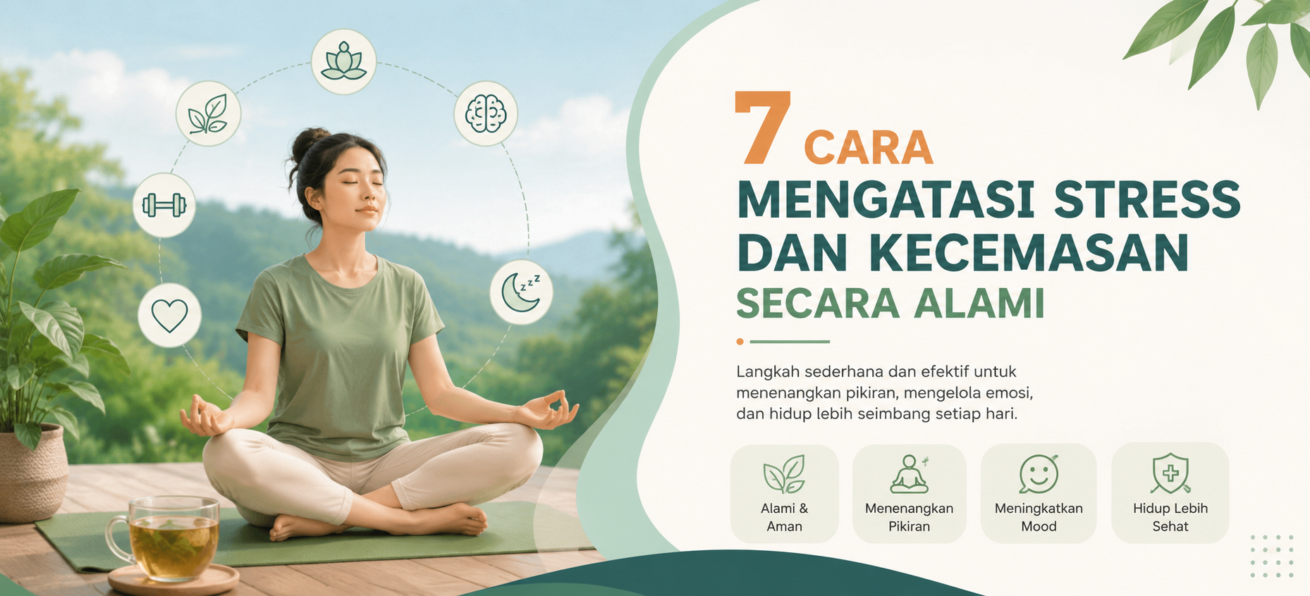 7 Cara Mengatasi Stress dan Kecemasan secara Alami
