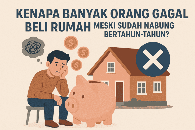Kenapa Banyak Orang Gagal Beli Rumah Meski Sudah Nabung Bertahun-tahun?