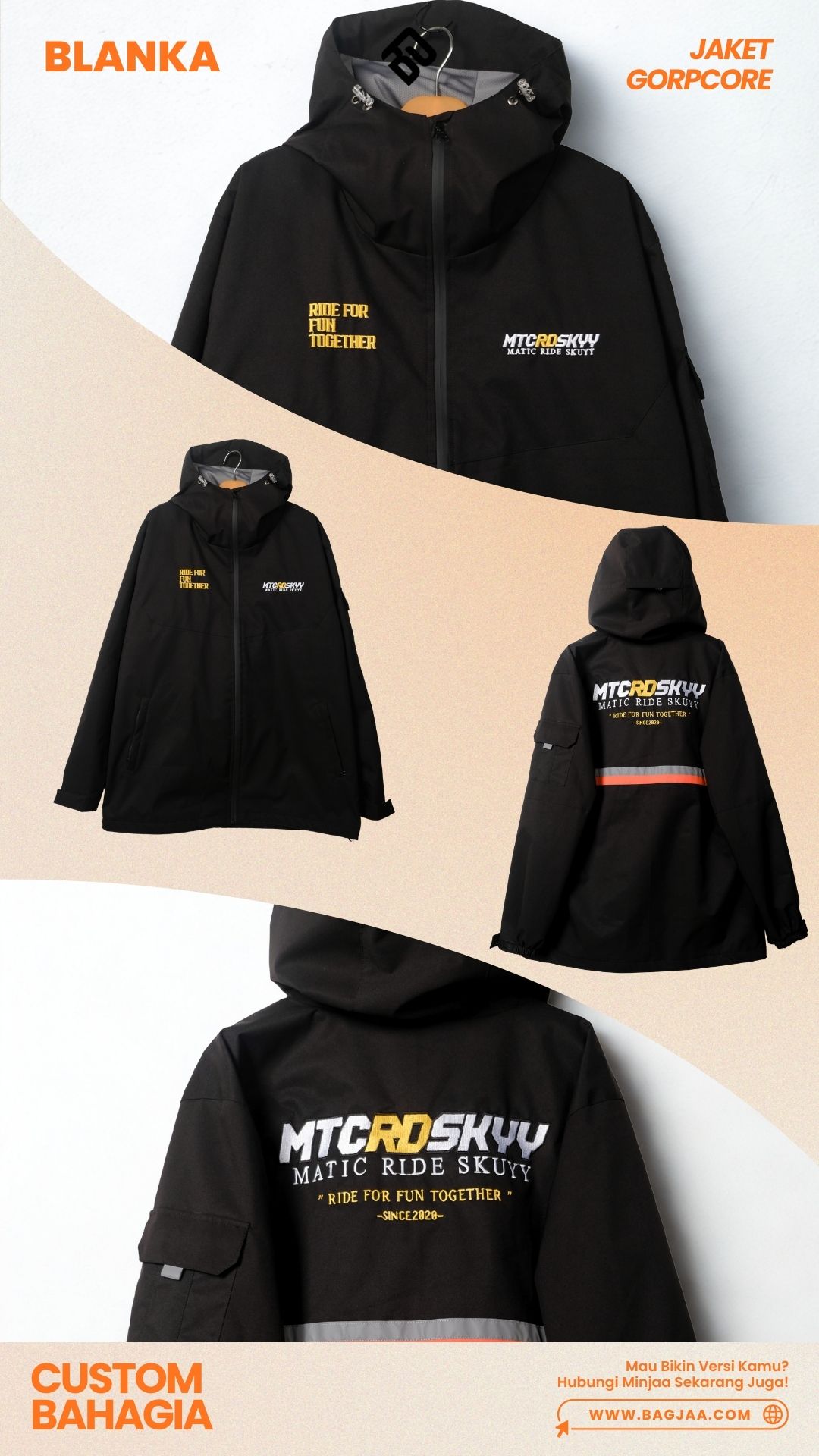 Hasil Custom Sablon Pelanggan Bagjaa 1