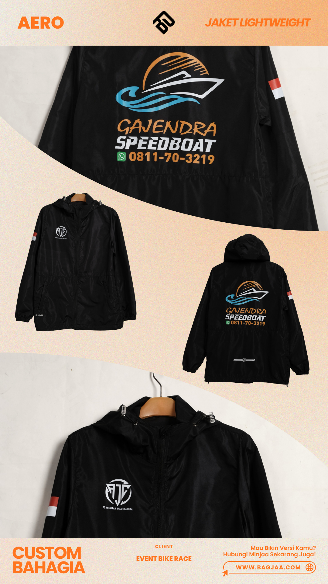 Hasil Custom Sablon Pelanggan Bagjaa 2
