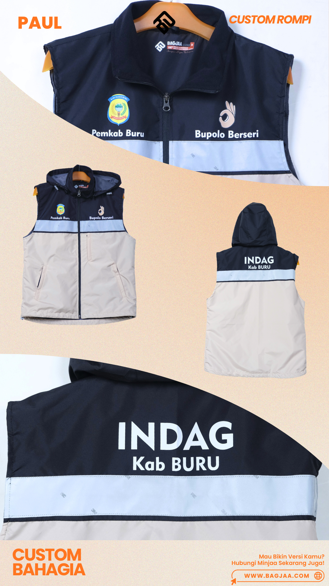Hasil Custom Sablon Pelanggan Bagjaa 10
