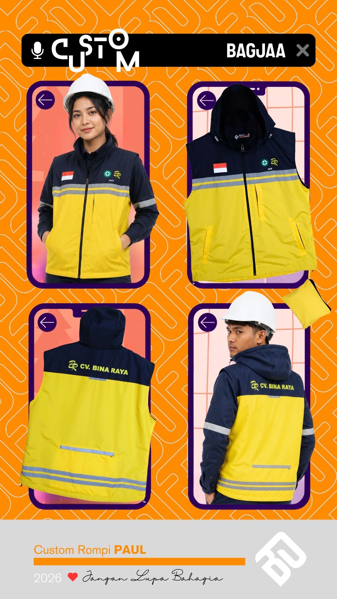 Hasil Custom Sablon Pelanggan Bagjaa 6