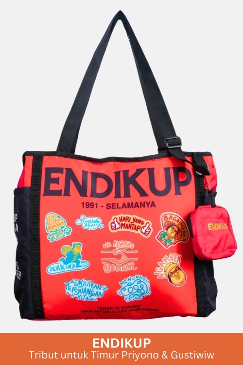 Endikup (Spesial Kolaborasi x Bunga Nafisa) - Tas & Apparel Bagjaa Bandung