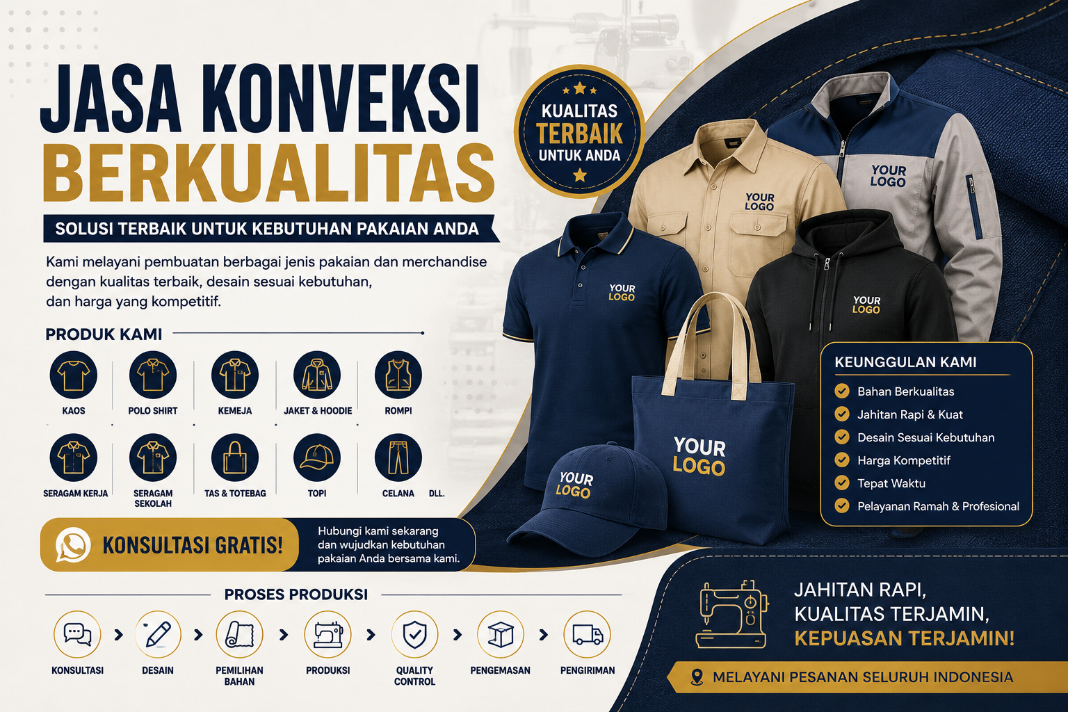 Mengenal Konveksi dan Pentingnya Memilih Jasa yang Tepat