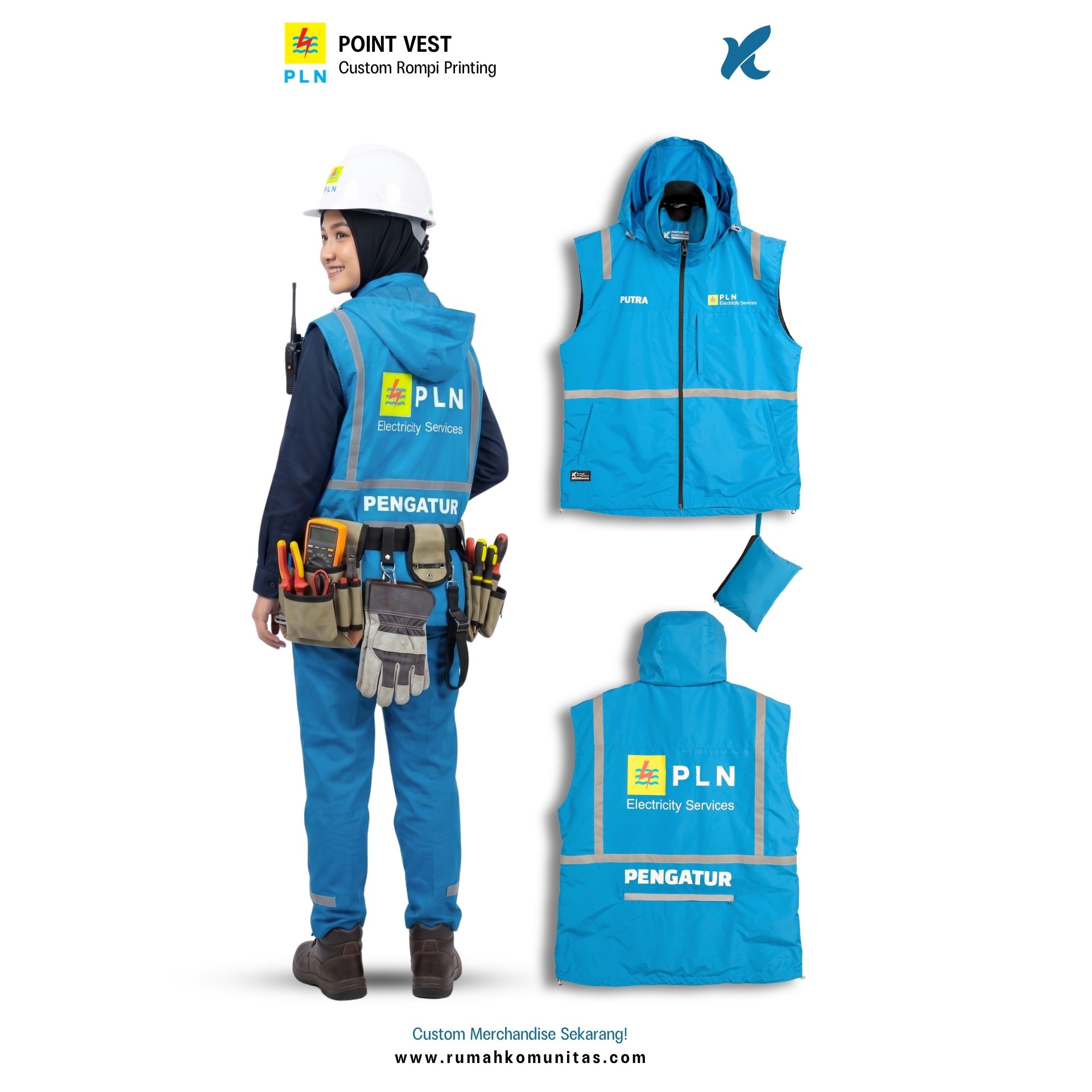 Jaket & Rompi Khusu PLN