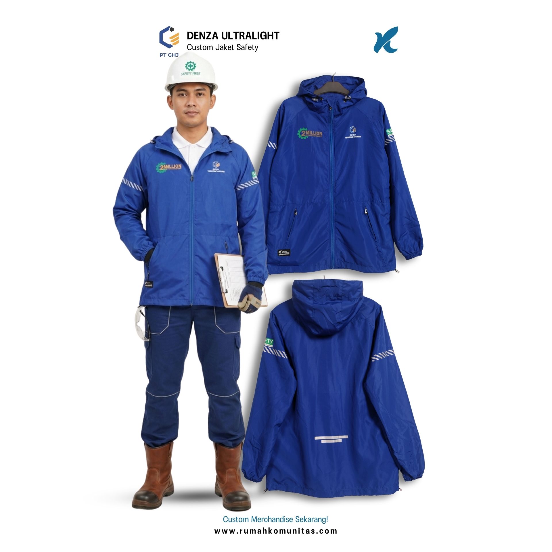 Jaket & Rompi Safety untuk di Lapangan