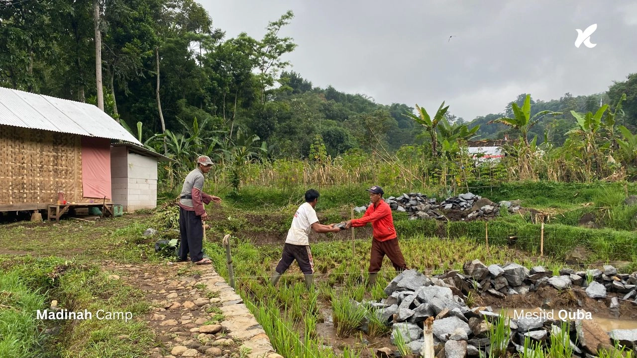 Pembangunan Mesjid Quba di Arjasari Kab. Bandung