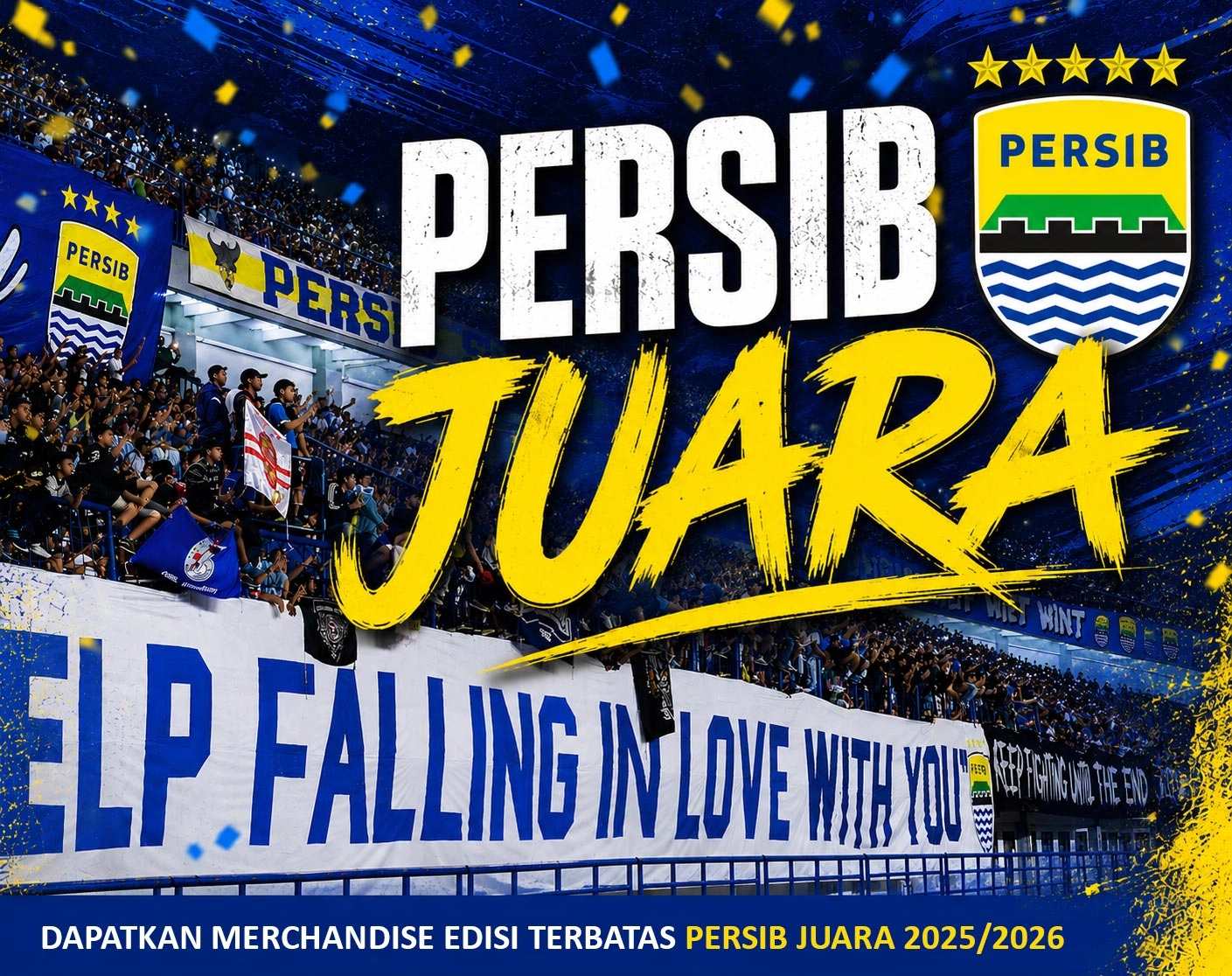 Banner Persib Juara