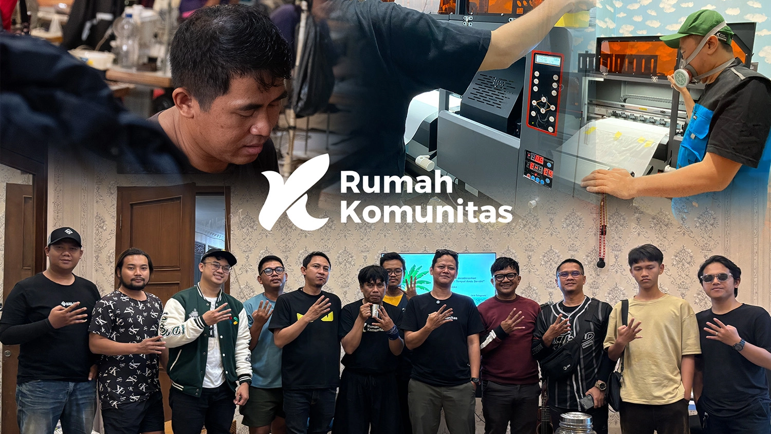 Karya Custom Sablon Rumah Komunitas