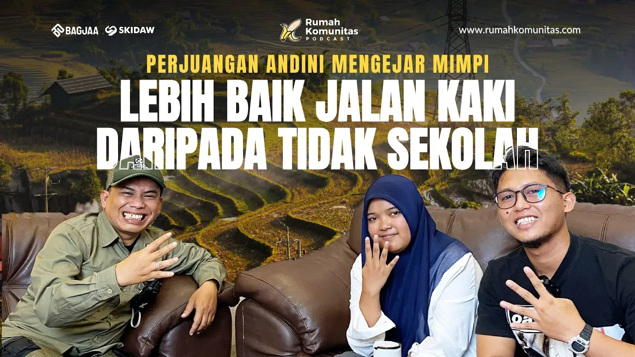 Lebih Baik Jalan Kaki dari pada Tidak Sekolah