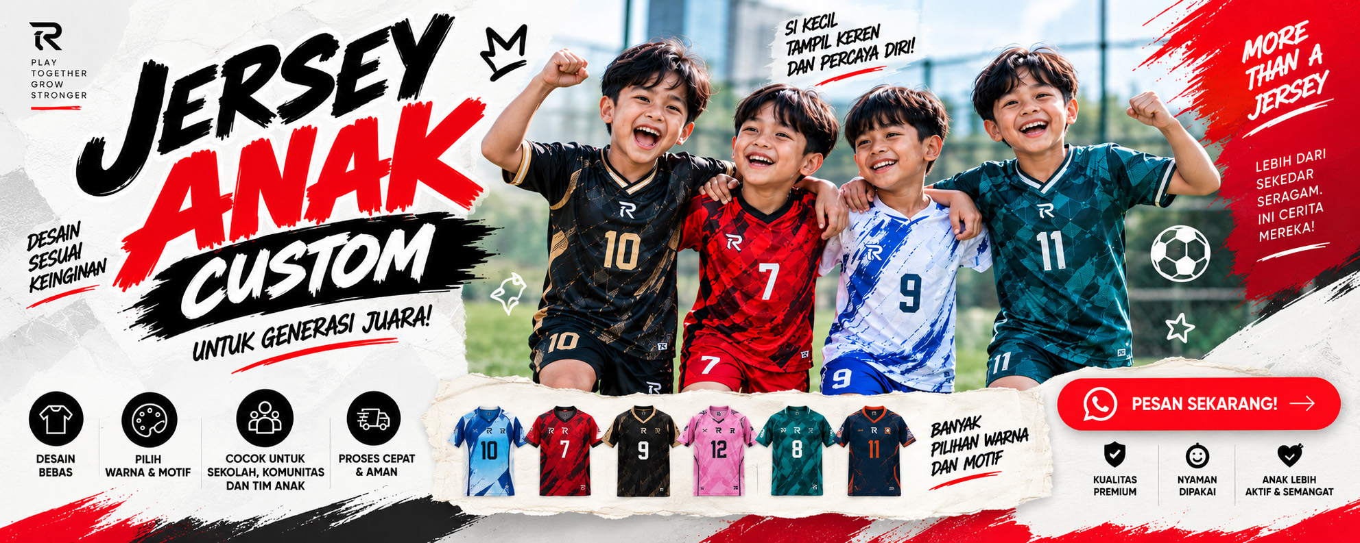 Jersey Anak Custom