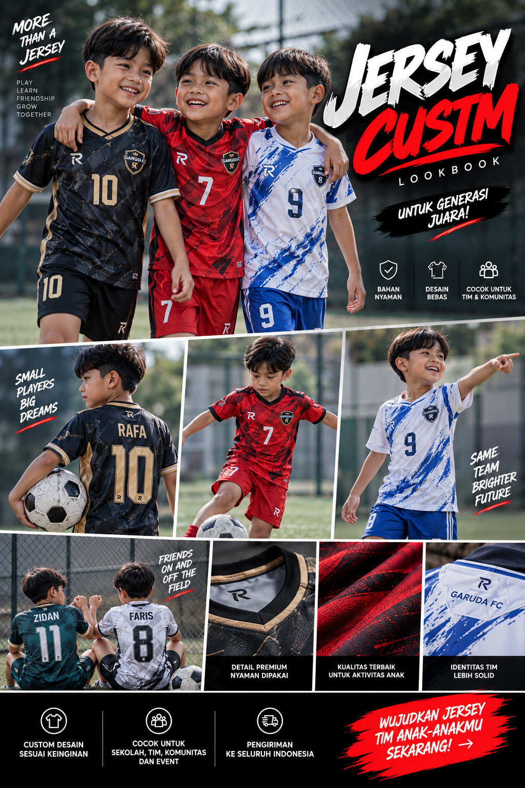 Lookbook Jersey Anak Setelan Custom 4