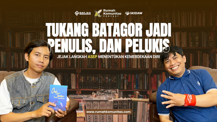 Dari Gerobak Batagor ke Panggung Literasi: Asep Ardian dan Kisah Nama “Kajojo” yang Tak Pernah Ia Lupakan