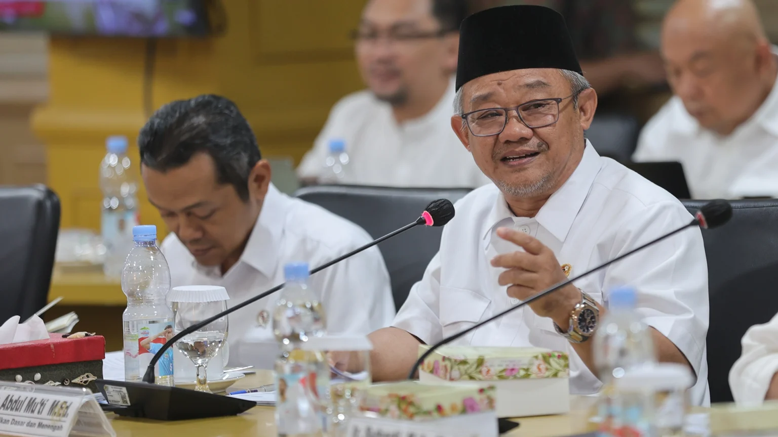 PaparanMenteri Pendidikan Dasar dan Menengah Bapak Abdul Mu'ti terkait Sistem Penerimaan Murid Baru dan Revisi UU Sisdiknas